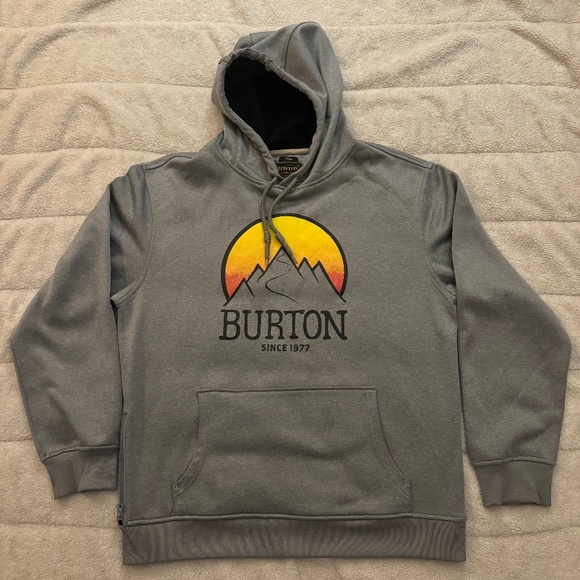 Burton Other - Burton Bonded Hoodie - Size Large - Grey